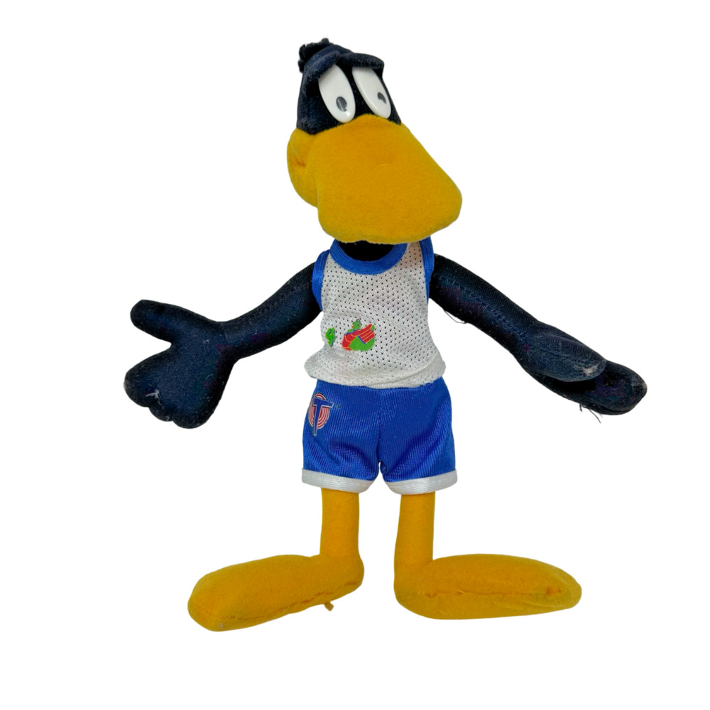 Space Jam Daffy Duck Plush 9 Inch Doll 1996 Warner Bros.